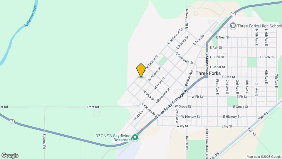 407 W Jefferson St Mapa y Detalles de la Ubicación