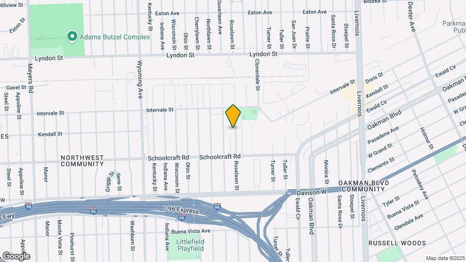 14011 Roselawn St Map and Location Details