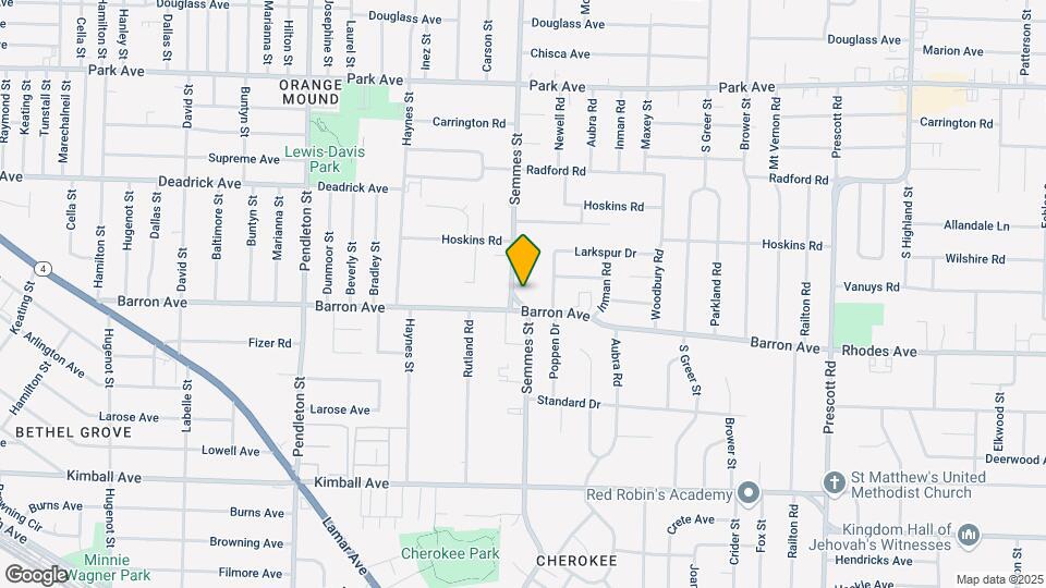 1130-1136 Semmes St Map and Location Details