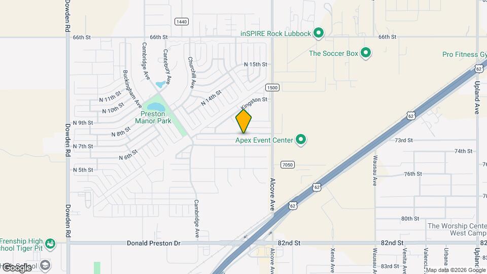 1203 Preston Trails Map and Location Details