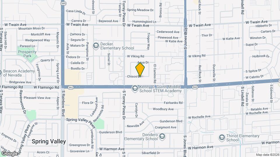 6391 Chisos Dr Map and Location Details