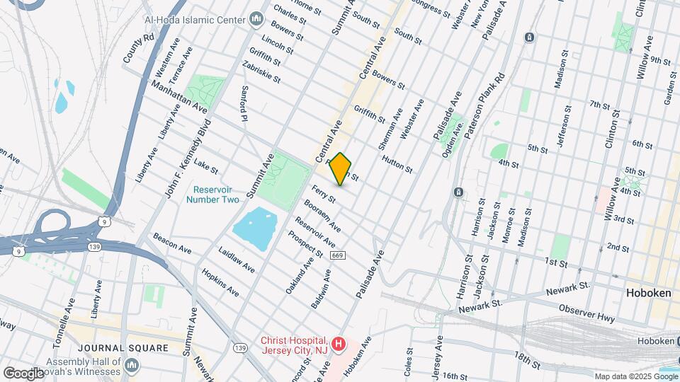 23 Manhattan Ave, Unit 1 Map and Location Details
