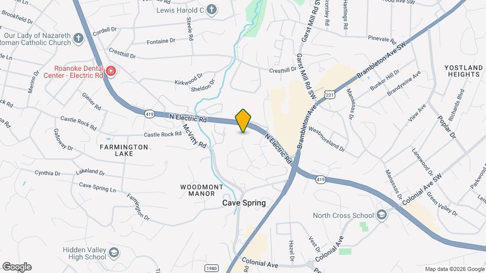 3203 Ledgewood Ave Map and Location Details