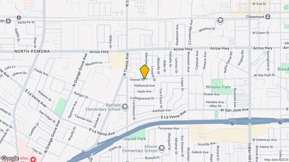 906 Vassar St Mapa y Detalles de la Ubicación