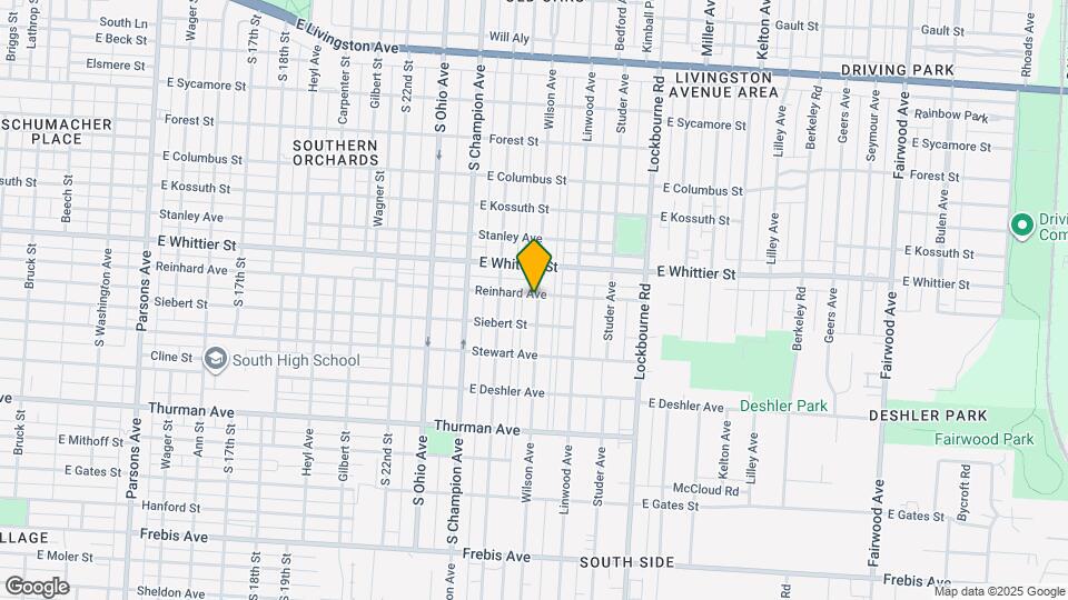 1125 Wilson Ave Map and Location Details