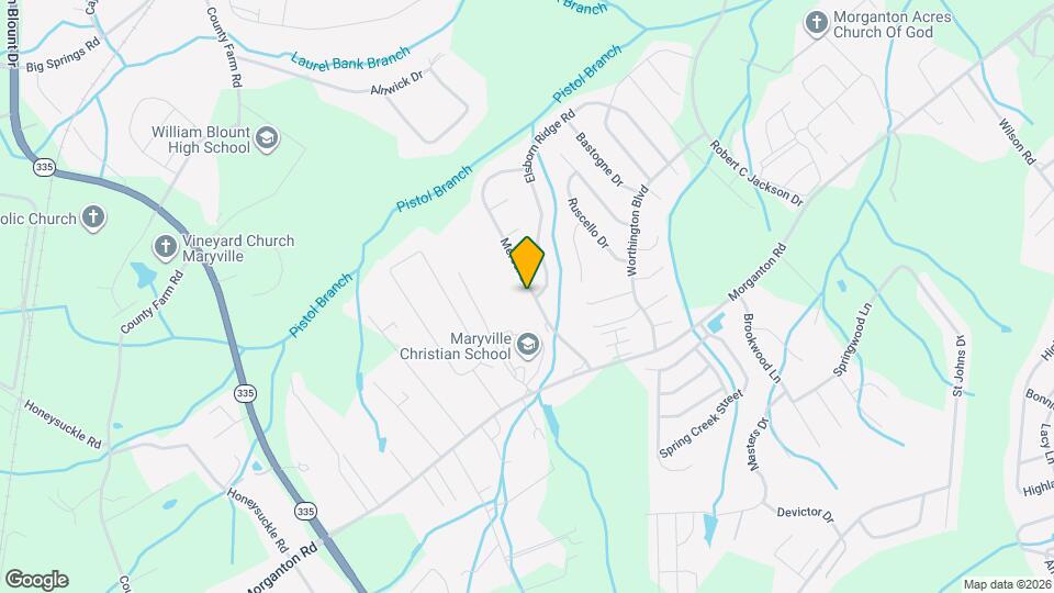 1001 Mercer Dr Map and Location Details