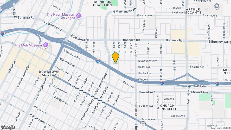 364 N 13th St, Unit 364 N. 13th St. Mapa y Detalles de la Ubicación