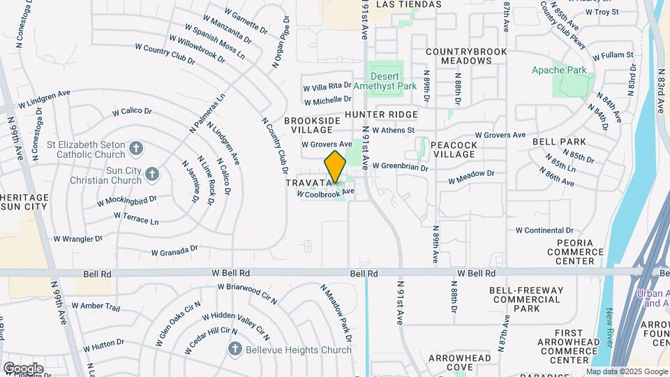 9160 W Coolbrook Ave Map and Location Details
