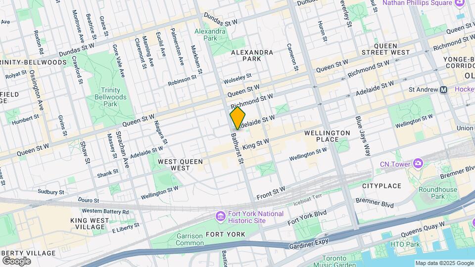 111 Bathurst St Map and Location Details