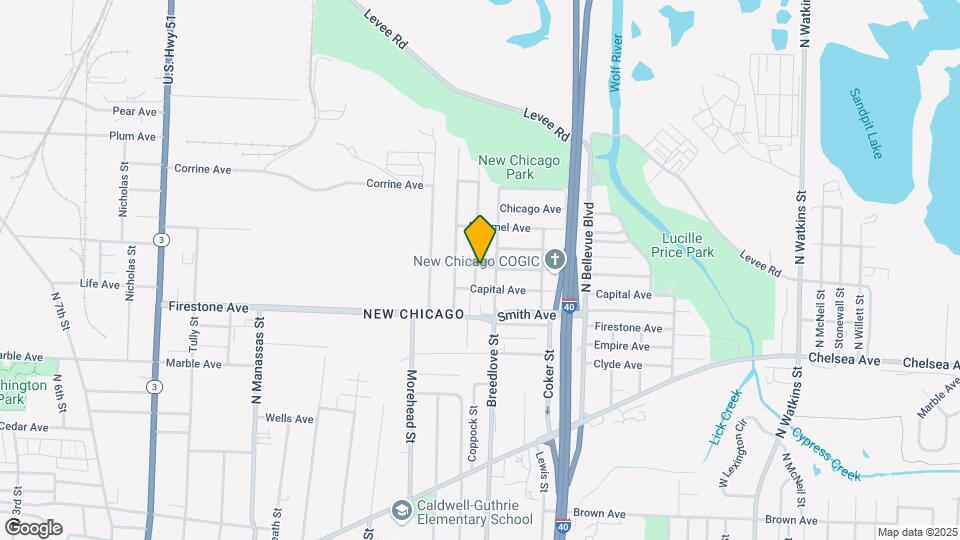 1322 Kney Rd Map and Location Details
