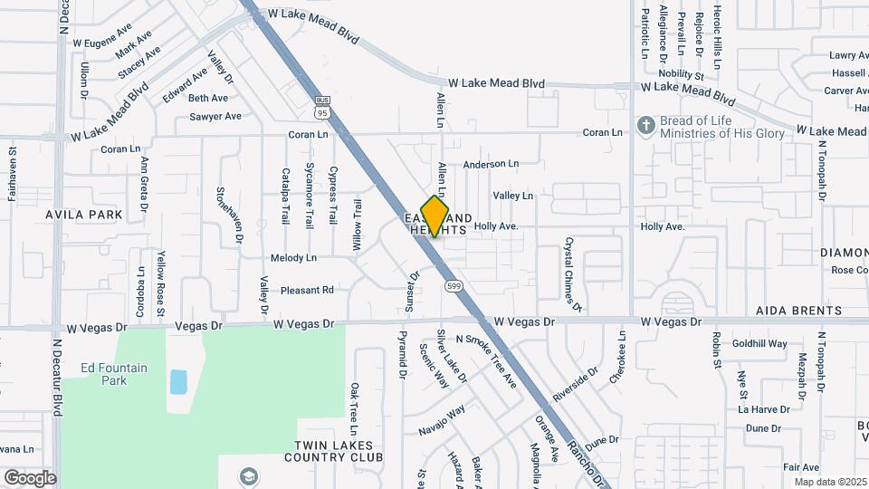 1750 N Rancho Dr Mapa y Detalles de la Ubicación