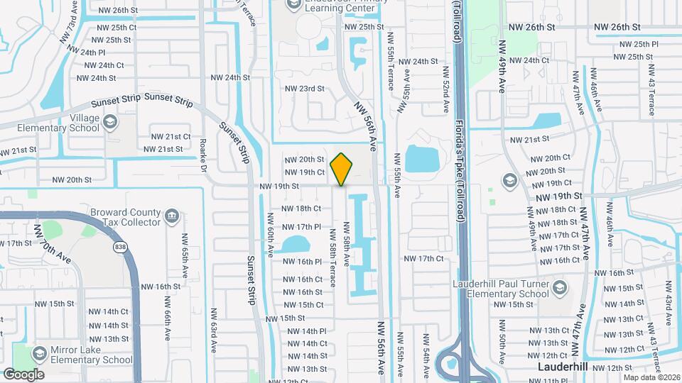 1857 NW 58th Ave Mapa y Detalles de la Ubicación