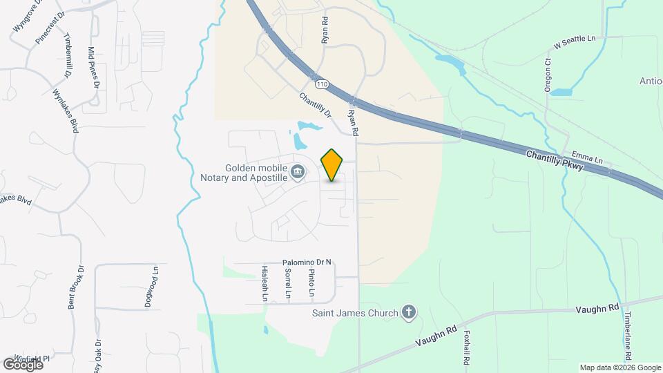 8909 Laney Ln Map and Location Details