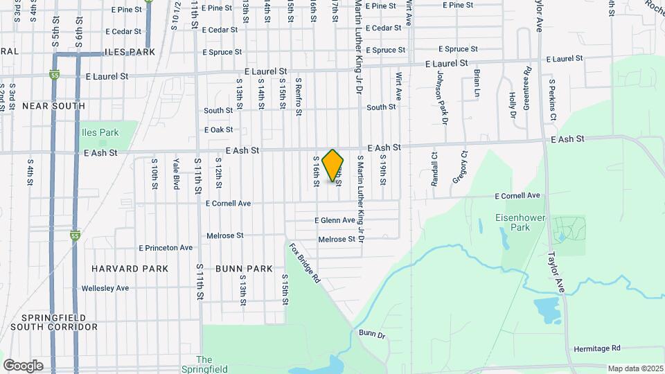2163 S 17th St Map and Location Details