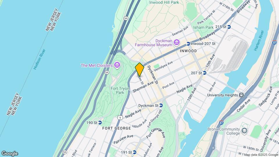 100 Arden St Mapa y Detalles de la Ubicación