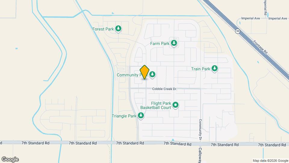 3608 Oak Lake Ln Map and Location Details