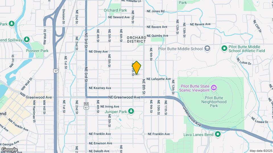 716 NE Lafayette Ave Map and Location Details