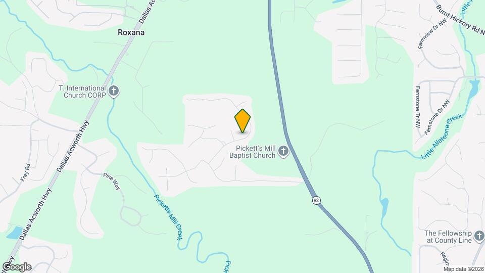 217 Wood Point Way Mapa y Detalles de la Ubicación