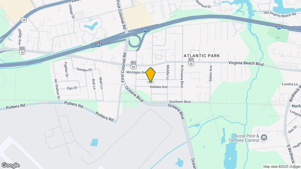 205 West Ln-Unit -B Map and Location Details