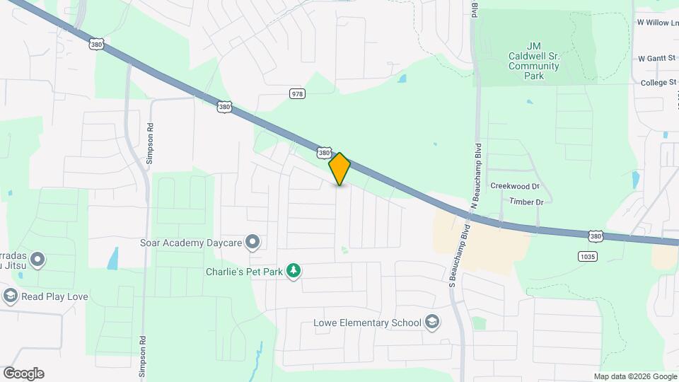 205 Cedar Crk Dr Map and Location Details