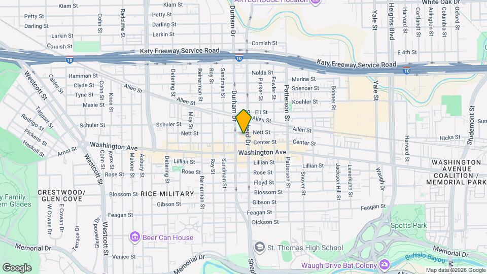 1111 Shepherd Dr Map and Location Details