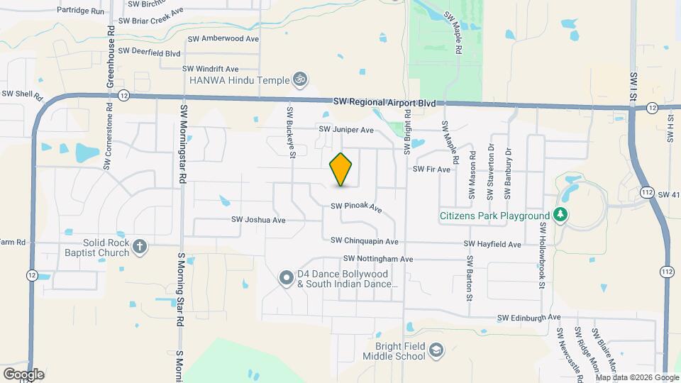 2309 SW Primrose Ave Map and Location Details