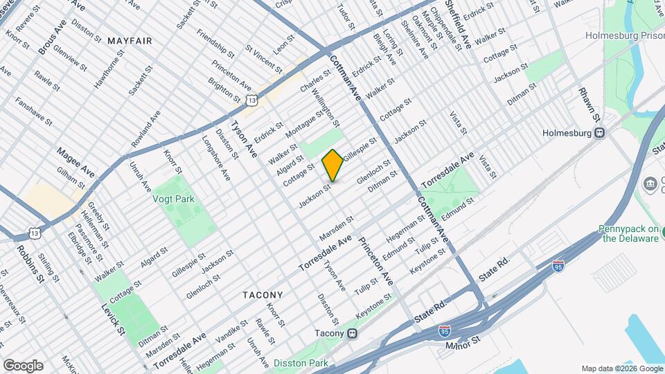 4501 Princeton Ave Map and Location Details