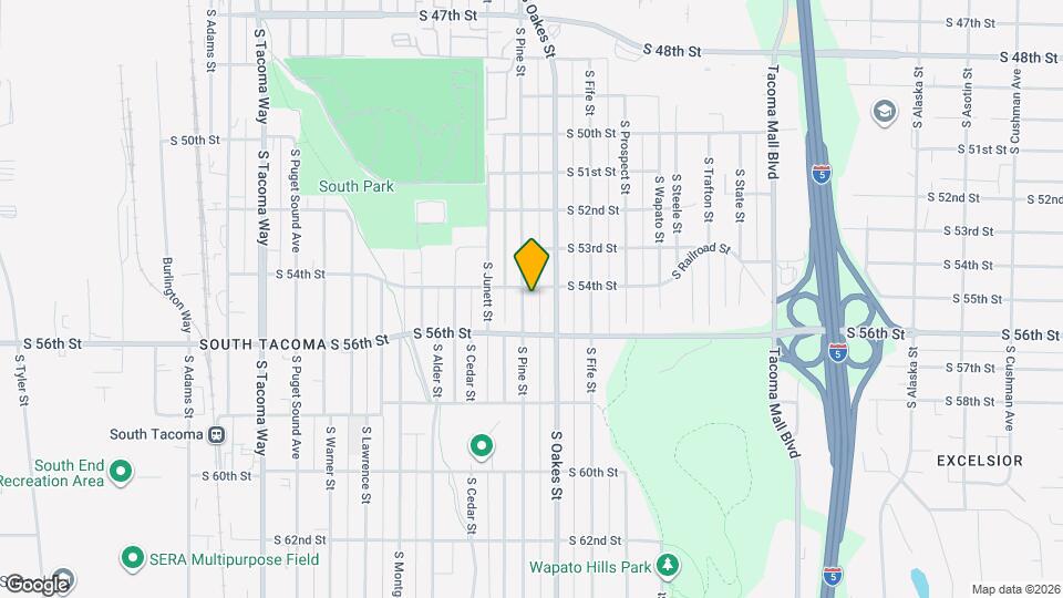 5407 S Pine St, Unit 5407 S Pine St, unit B Map and Location Details