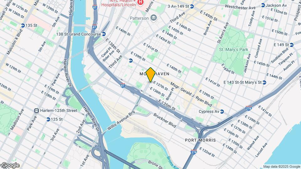 212-212 Willis Ave Mapa y Detalles de la Ubicación
