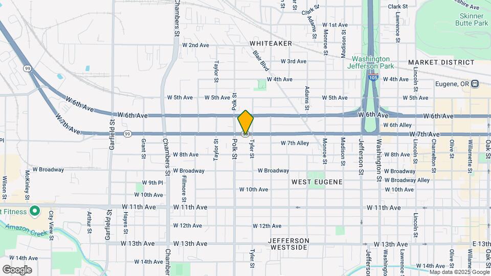 1240 W 7th Ave Map and Location Details