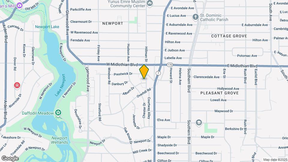 4030 Hillman Way Map and Location Details