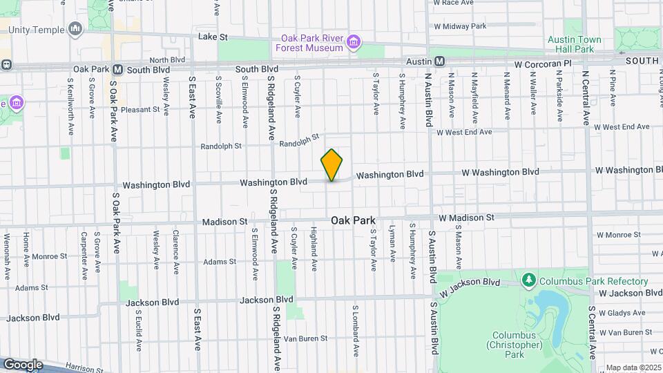 229 Washington Blvd Map and Location Details