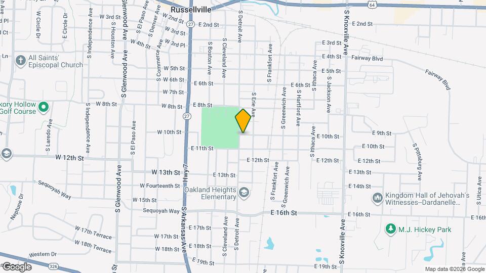 406 E 10th St Map and Location Details