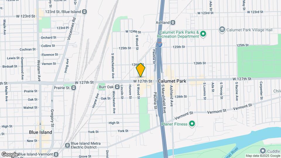 1742 W 127th St Map and Location Details