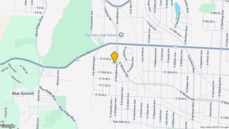 9520 East 14th St S Map and Location Details