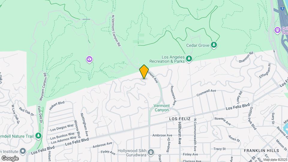 2650 Glendower Ave Map and Location Details