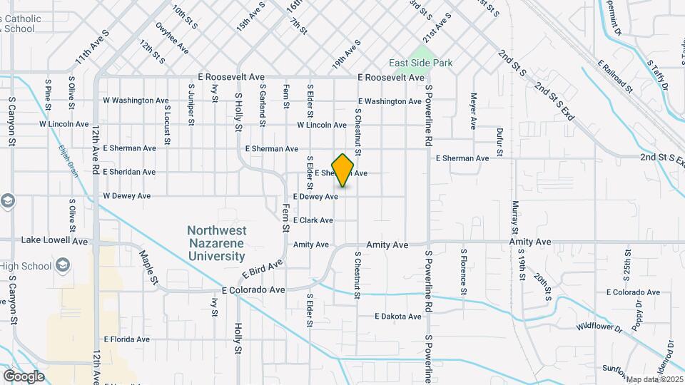 1112 E Dewey Ave Map and Location Details