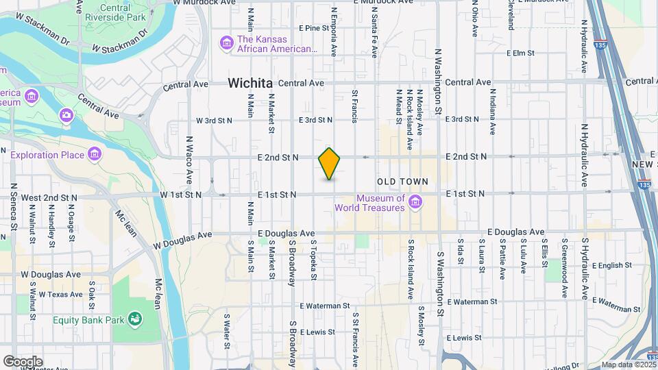 207 N Emporia St Map and Location Details
