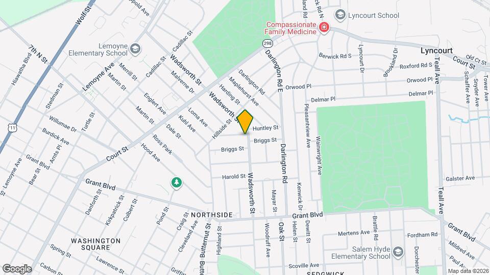721 Wadsworth St, Unit 2 Mapa y Detalles de la Ubicación