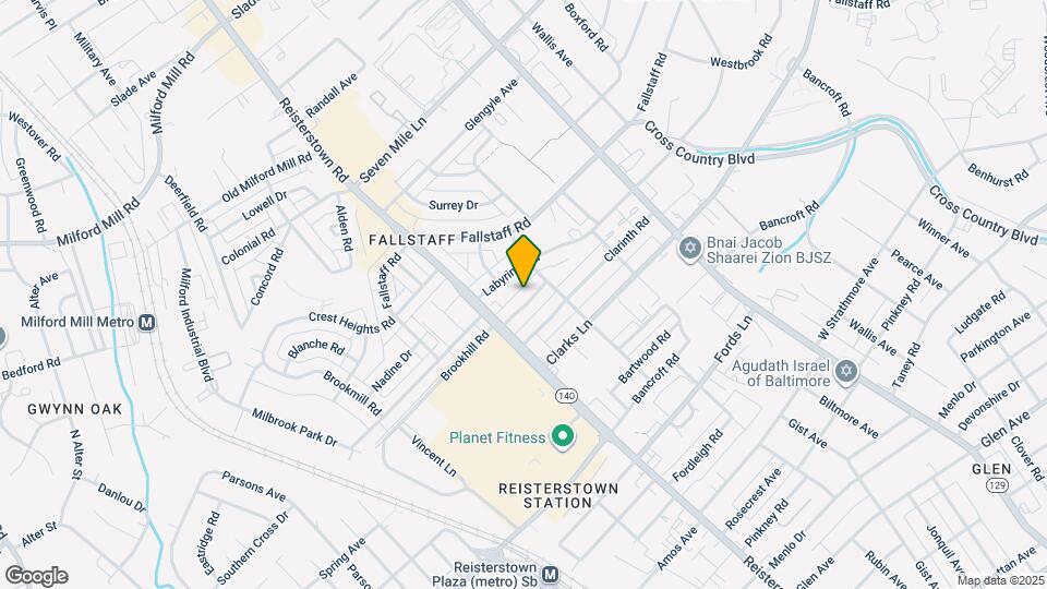 3918 Brookhill Rd Map and Location Details