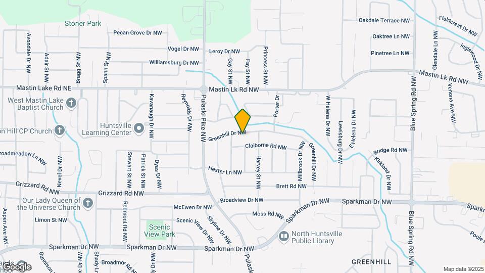 3207 Greenhill Dr NW Map and Location Details