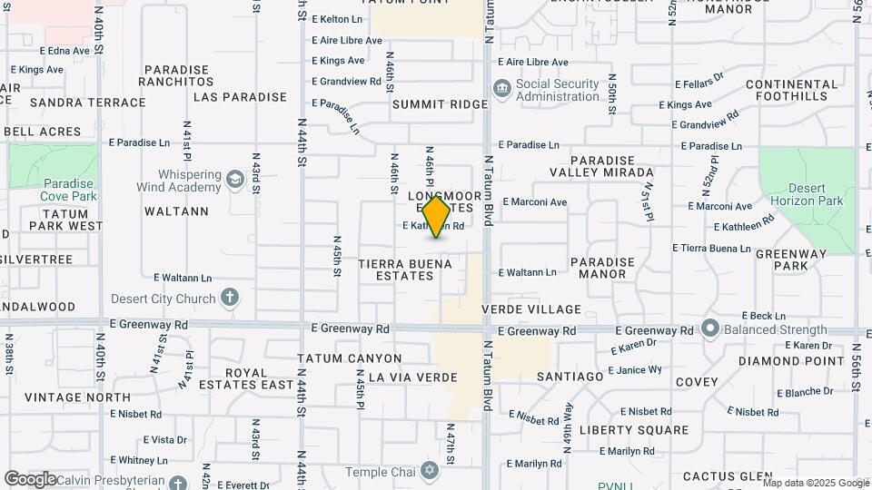 4656 E Tierra Buena Ln Map and Location Details