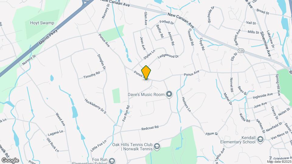 143 Ponus Ave Map and Location Details