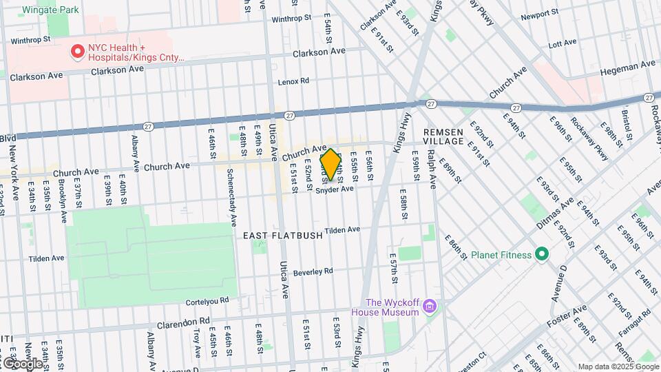 5301 Snyder Ave Map and Location Details