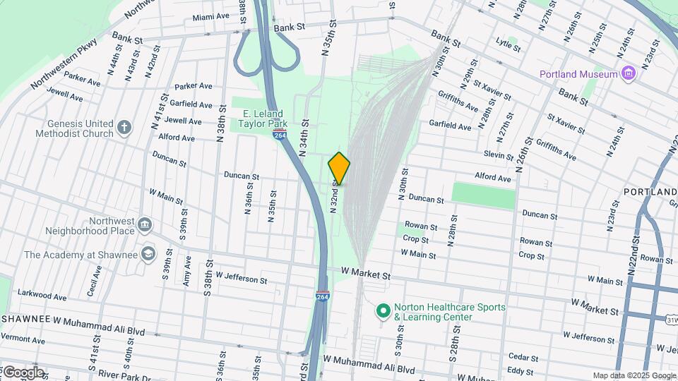 219 N 32nd St Map and Location Details