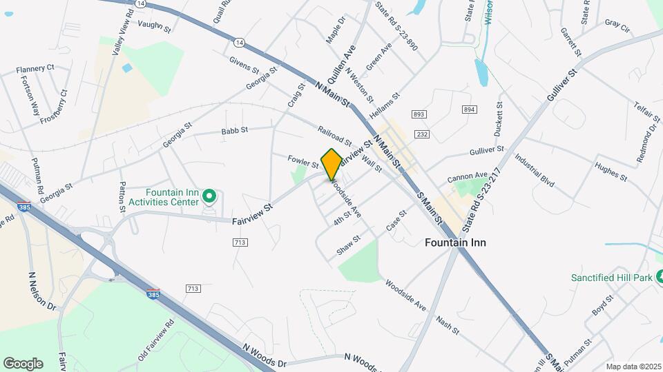 204 Woodside Ave Map and Location Details