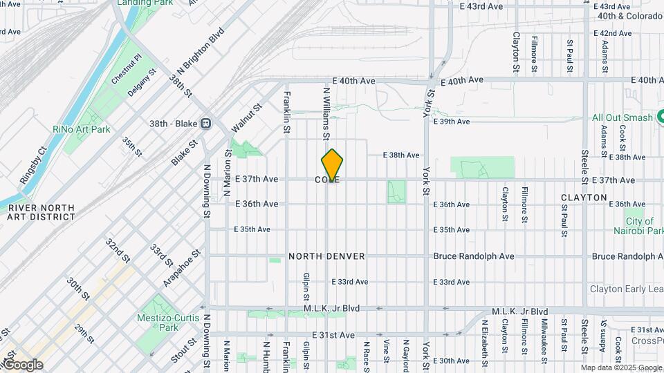 3640 N Williams St Map and Location Details