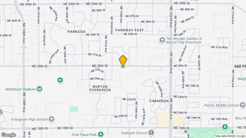 2711 NE 154th Ct Map and Location Details