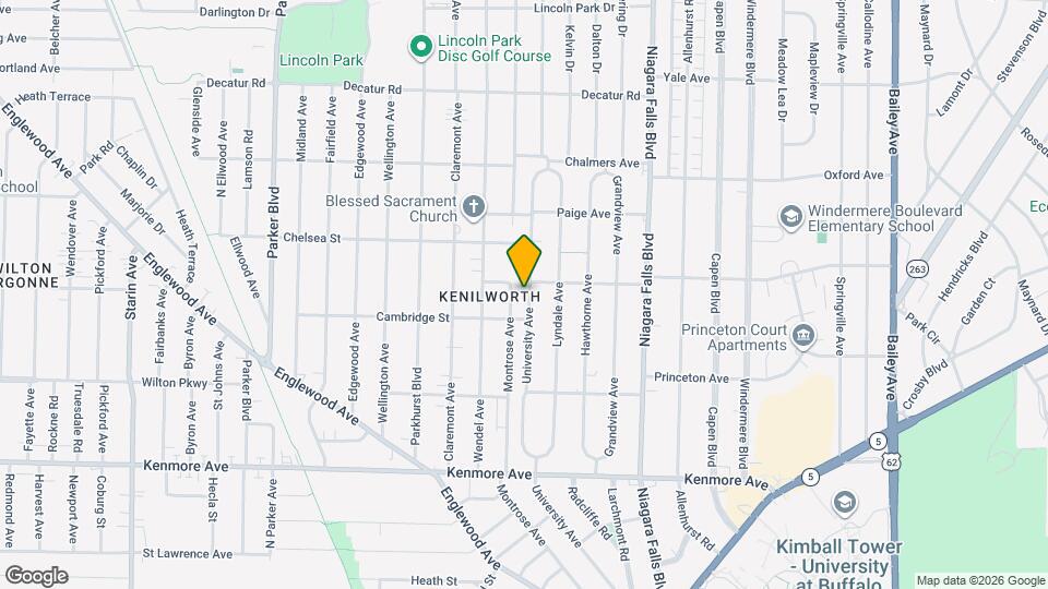 412 University Ave, Unit Apartment 1 Map and Location Details