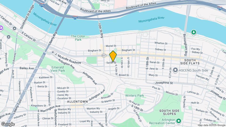 1114 Sarah St Map and Location Details